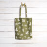 Tissu de décoration Semi-panama Scène d'animaux de la forêt – olive/nature,  thumbnail number 8