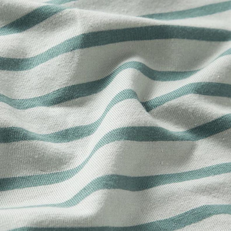 Jersey de coton Rayures fines et larges – menthe clair/menthe poivrée,  image number 2