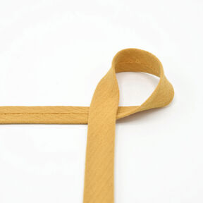 Biais Tissu gaze de coton [20 mm] – jaune curry, 