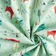 Tissu en coton Cretonne Be Wild Renard – vert pastel,  thumbnail number 3