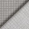 Tissu pour chemise avec petites boîtes – noir/blanc,  thumbnail number 4