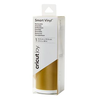 Film vinyle Cricut Joy Smart mat [ 13,9 x 121,9 cm ] – or métallique, 