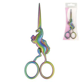 Ciseaux de broderie licorne [ Longueur : 13 cm ] – mélange de couleurs, 