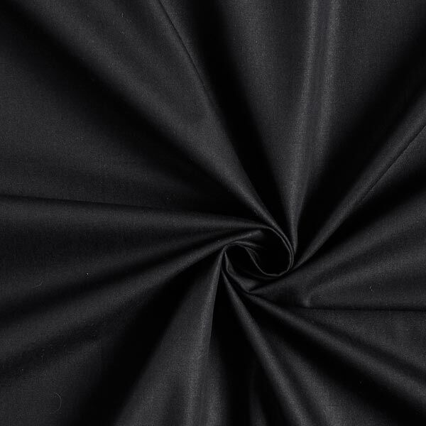 GOTS Popeline coton | Tula – noir,  image number 1