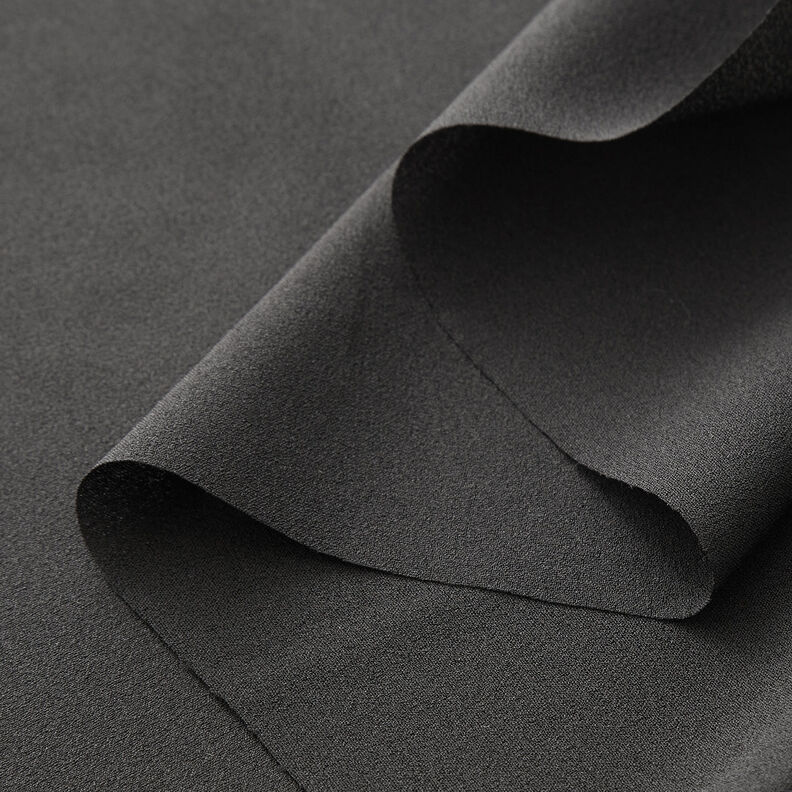 Crêpe Georgette – noir,  image number 4