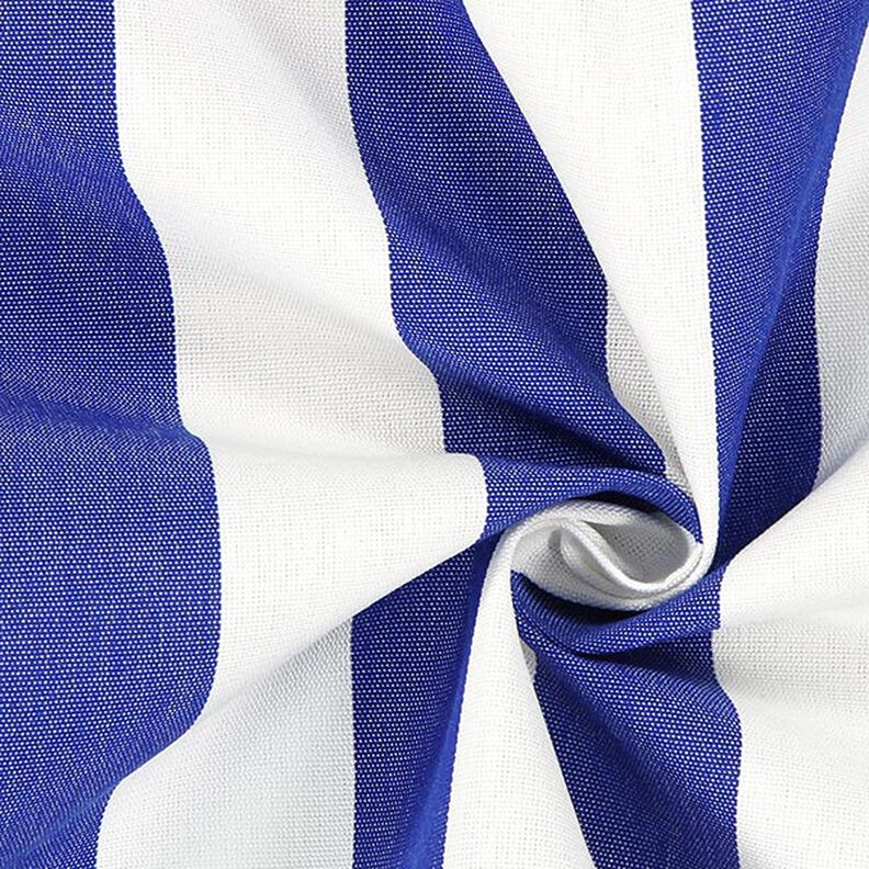 Toile pour store banne Rayures Toldo – blanc/bleu roi,  image number 2