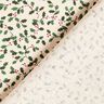 Tissu de décoration Canvas Mini houx – nature/vert sapin,  thumbnail number 4