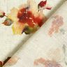 Mélange viscose lin fleurs aquarelles – nature/terre cuite,  thumbnail number 4