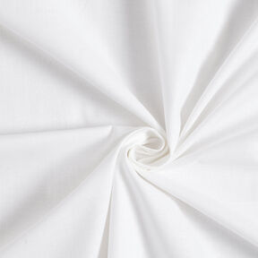 Tissu en coton Cretonne Uni – blanc, 