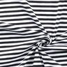 Jersey coton Rayures étroites – noir/blanc,  thumbnail number 3
