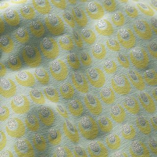 Jersey coton œil de paon pailleté – roseau, 