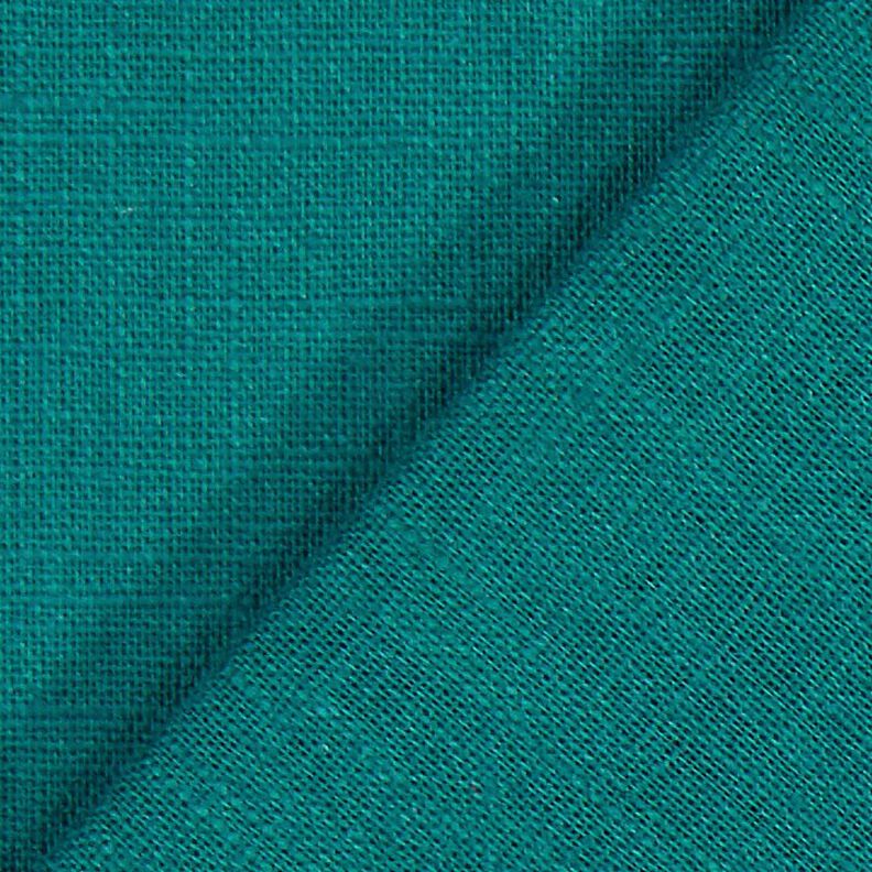 Tissu de lin en ramie mélangée medium – sapin bleu,  image number 4