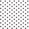 Popeline coton Grands pois – blanc/noir,  thumbnail number 1