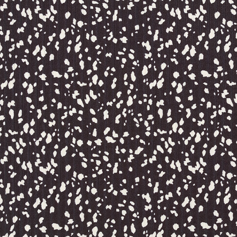 Jersey côtelé Pois abstraits – noir/blanc,  image number 1