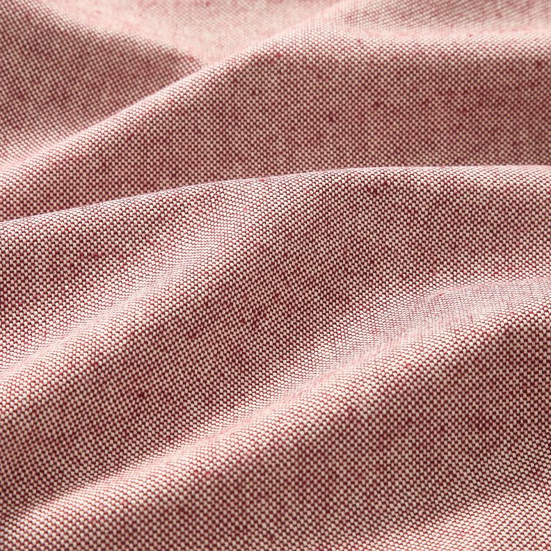 Tissu de décoration Semi-panama bicolore – carmin/nature, image number 2
