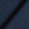 Tissu double gaze de coton dobby – bleu marine,  thumbnail number 4
