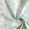 Tissu en coton Animaux avec parapluies – menthe clair,  thumbnail number 3