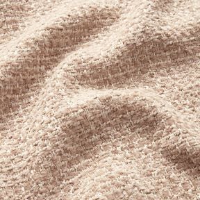Tissu de revêtement tissu aspect bouclé coloré – anémone/beige clair, 