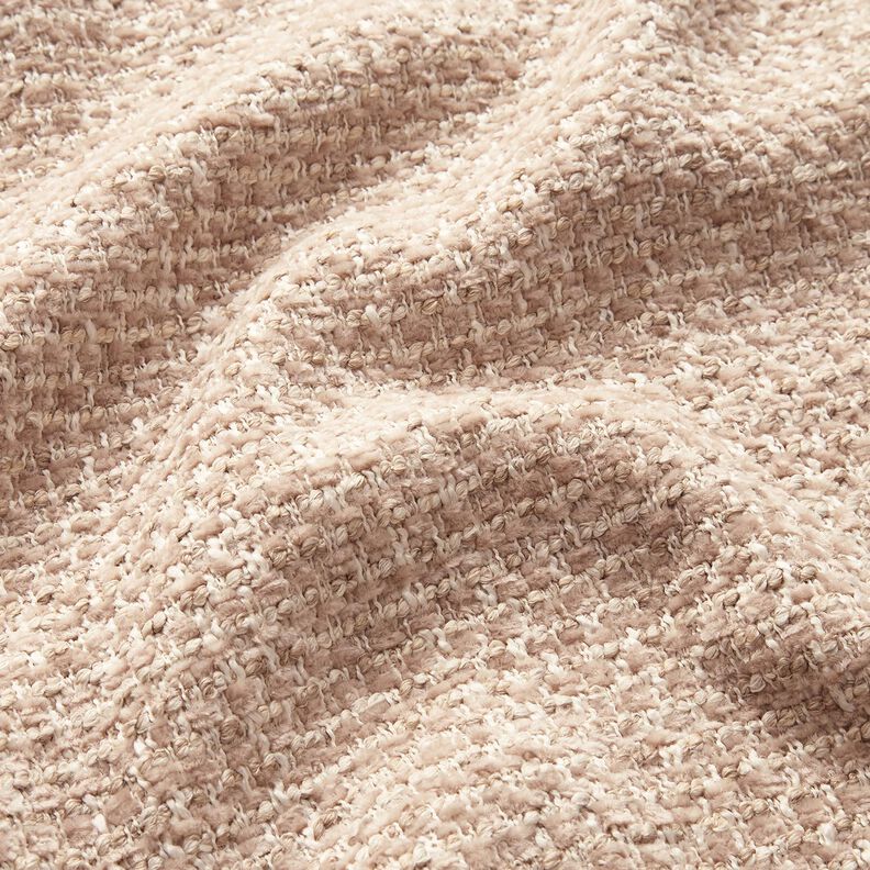Tissu de revêtement tissu aspect bouclé coloré – anémone/beige clair, image number 2