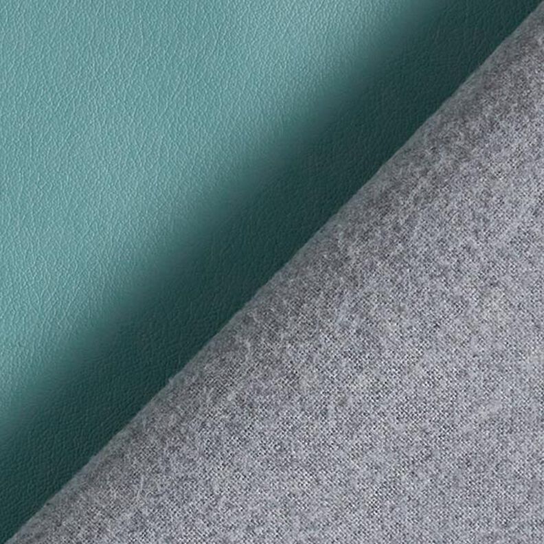Tissu de revêtement Similicuir gaufré – bleu aqua,  image number 3