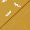 Jersey coton Plumes – moutarde,  thumbnail number 4