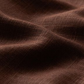 Tissu de lin en ramie mélangée medium – marron foncé, 