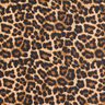 Coton enduit Délicat motif léopard – marron/noir,  thumbnail number 1