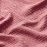 Mousseline imprimé feuille Rectangle | by Poppy – vieux rose,  thumbnail number 2