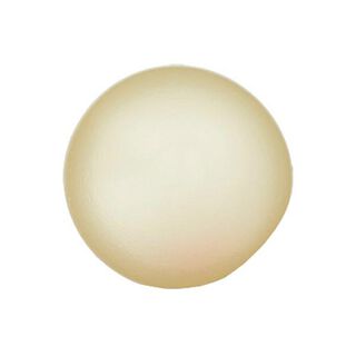 Bouton perle polyester Brillant - jaune clair, 