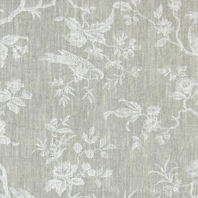 Lin de décoration Oiseaux – blanc, 