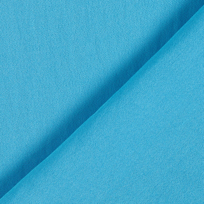 Viscose mélangée unie, armure toile – turquoise,  image number 4