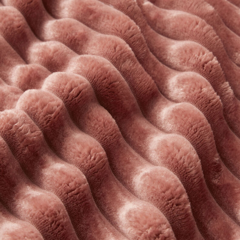 Tissu de revêtement Bandes de fourrure – vieux rose,  image number 3