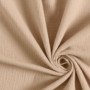 Tissu double gaze de coton – beige foncé, 