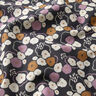 Tissu en coton Cretonne Fleurs ludiques – bleu noir/violet pastel,  thumbnail number 2