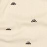 GOTS Jersey côtelé Petites voitures | Poppy Fabrics – crème/marron noir,  thumbnail number 2