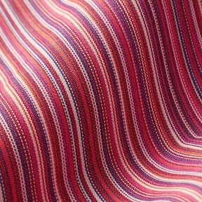 Toile pour store banne Rayures fines – rose intense/lilas, 