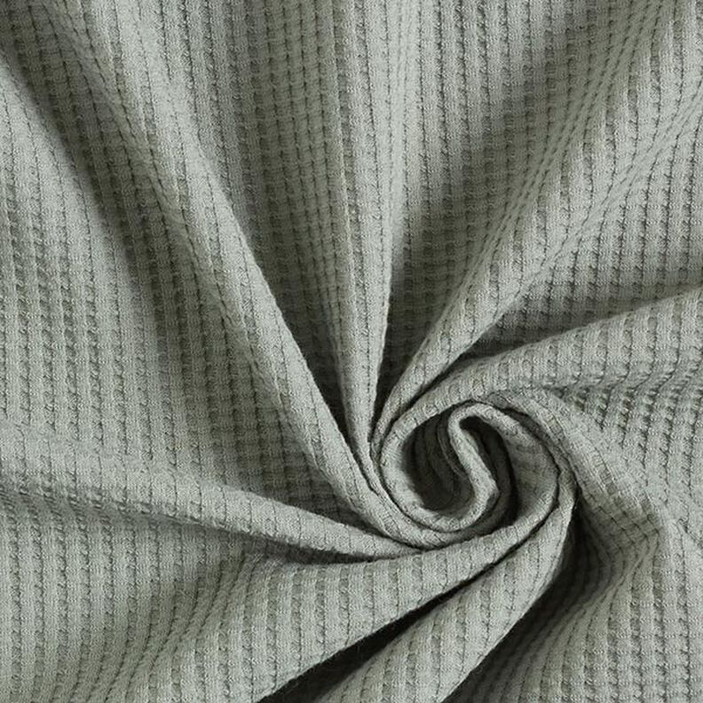 Jersey de coton gaufré uni – roseau,  image number 1