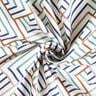 Tissu de décoration Semi-panama losanges modernes – blanc/bleu,  thumbnail number 3