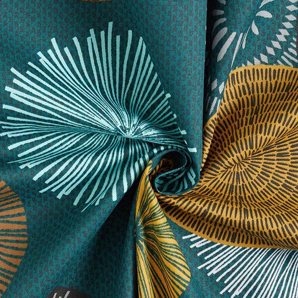 Tissu de décoration Sergé coton Grand mandala – pétrole,  image number 3