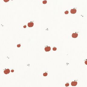 Jersey coton Petites pommes – écru, 
