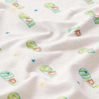 Jersey coton petit ours en montgolfière | PETIT CITRON – écru, 