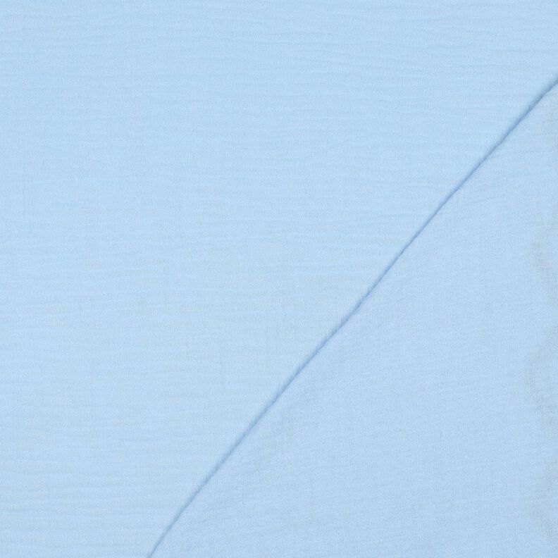 Tissu double gaze de coton Bord incurvé sur les deux côtés  | Poppy Fabrics – bleu clair/bleu roi,  image number 4