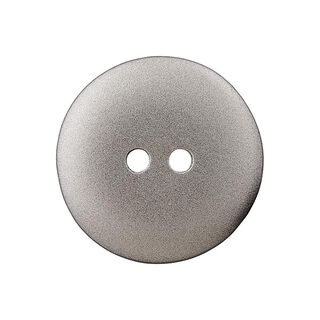 Bouton en polyester Metallic 2 trous – argent, 