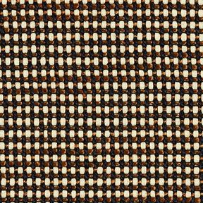Tissu de toile grossière Petites boîtes – bleu marine/marron, 