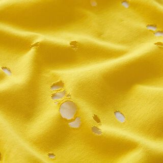Jersey coton destroyed – jaune citron, 