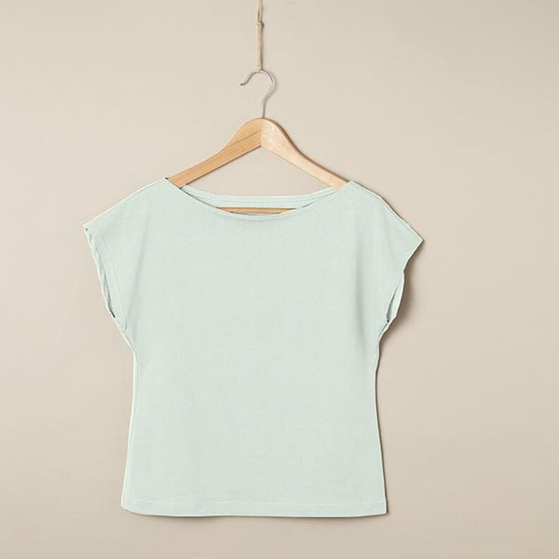 Jersey coton Medium uni – roseau,  image number 6