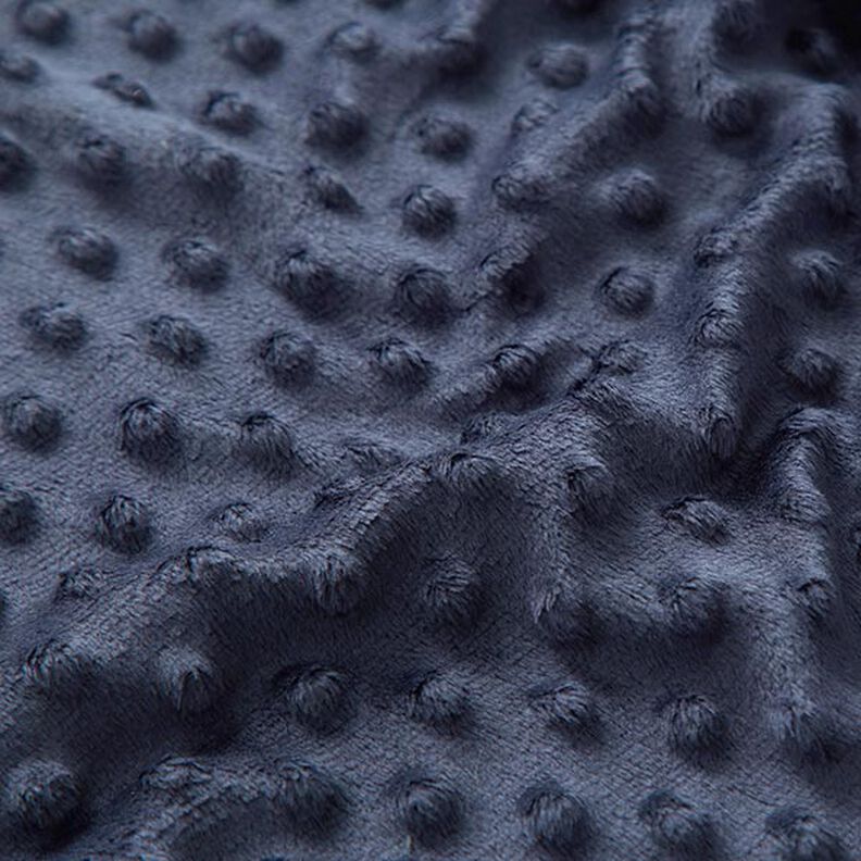 Polaire douillet points en relief – bleu marine,  image number 2