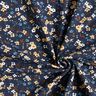 Jersey coton Mille-fleurs – bleu nuit,  thumbnail number 3