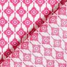 <h2>Voile de Coton Losanges Abstraits, Blanc/Rose &ndash; L&eacute;ger et Imprim&eacute;</h2>,  thumbnail number 4