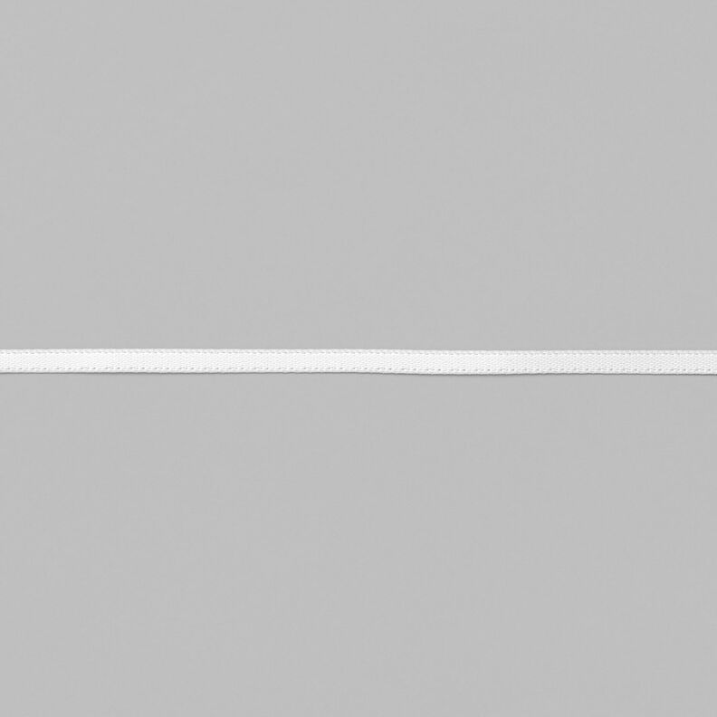Ruban de satin [3 mm] – blanc,  image number 1
